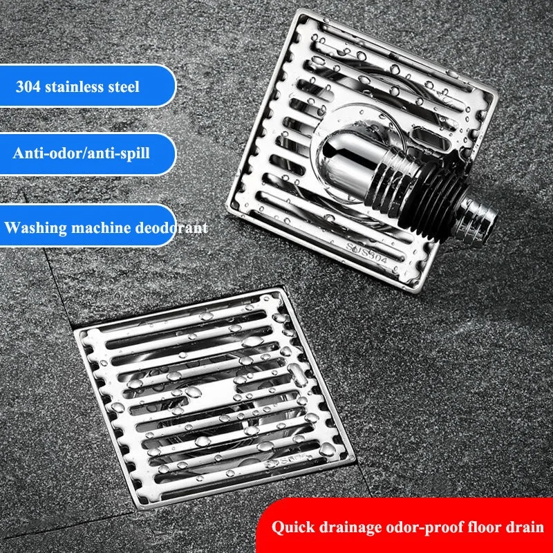 Stainless Steel Bathroom Kitchen Floor Drain Washing Machine Floor Drain Deodorant Insect-proof Floor Frain with
Stainless Steel Bathroom Kitchen Floor Drain Washing Machine Floor Drain Deodorant Insect-proof Floor Frain with