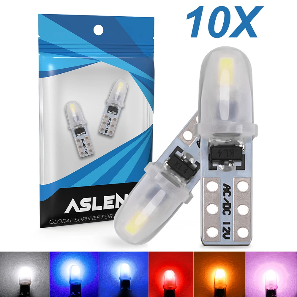 10X T5 LED 3014 2SMD No Polarity Auto Car Dashboard Lights Car Reading Instrument Panel Lamp Door License Plate Light
10X T5 LED 3014 2SMD No Polarity Auto Car Dashboard Lights Car Reading Instrument Panel Lamp Door License Plate Light