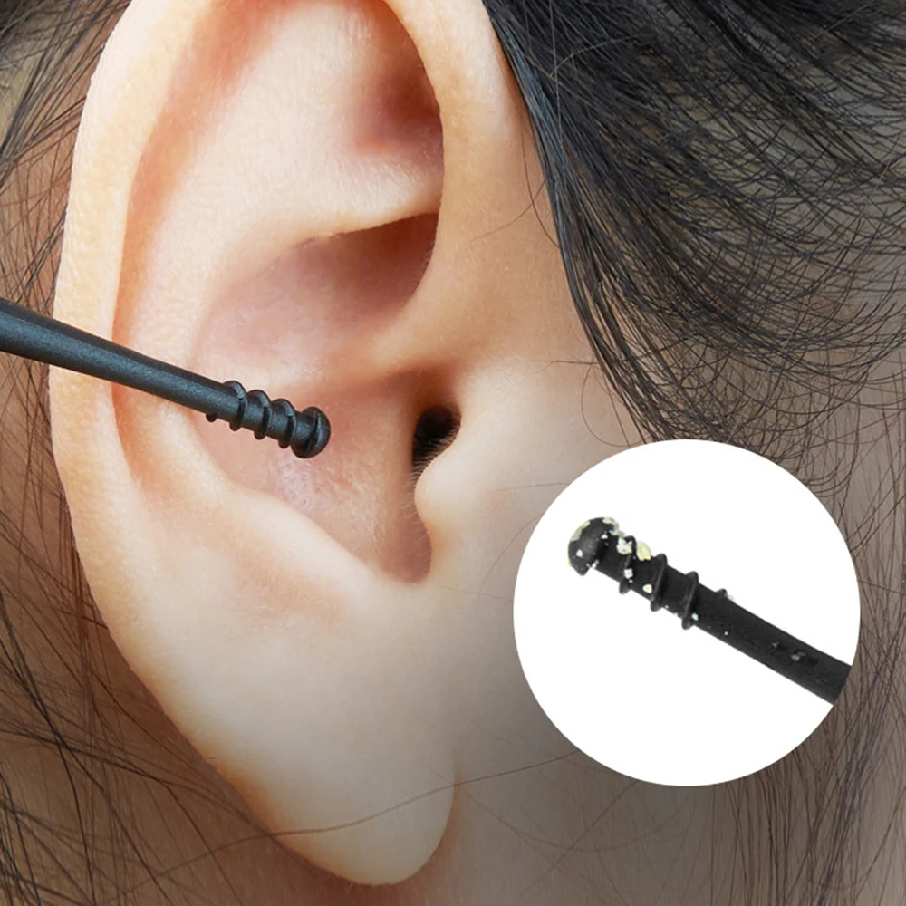 Soft Silicone Double Head Ear Cleaner Spiral Swab Ear Wax Removal Tool Remover Ear Cleaning Sticks Earpick Limpiador De Oidos
Soft Silicone Double Head Ear Cleaner Spiral Swab Ear Wax Removal Tool Remover Ear Cleaning Sticks Earpick Limpiador De Oidos