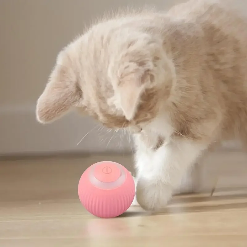 

Аксессуары интерактивные игрушки для домашних животных тренировочный автоматический мяч самодвижущийся котенок Электрический для кошек умные вращающиеся Коты