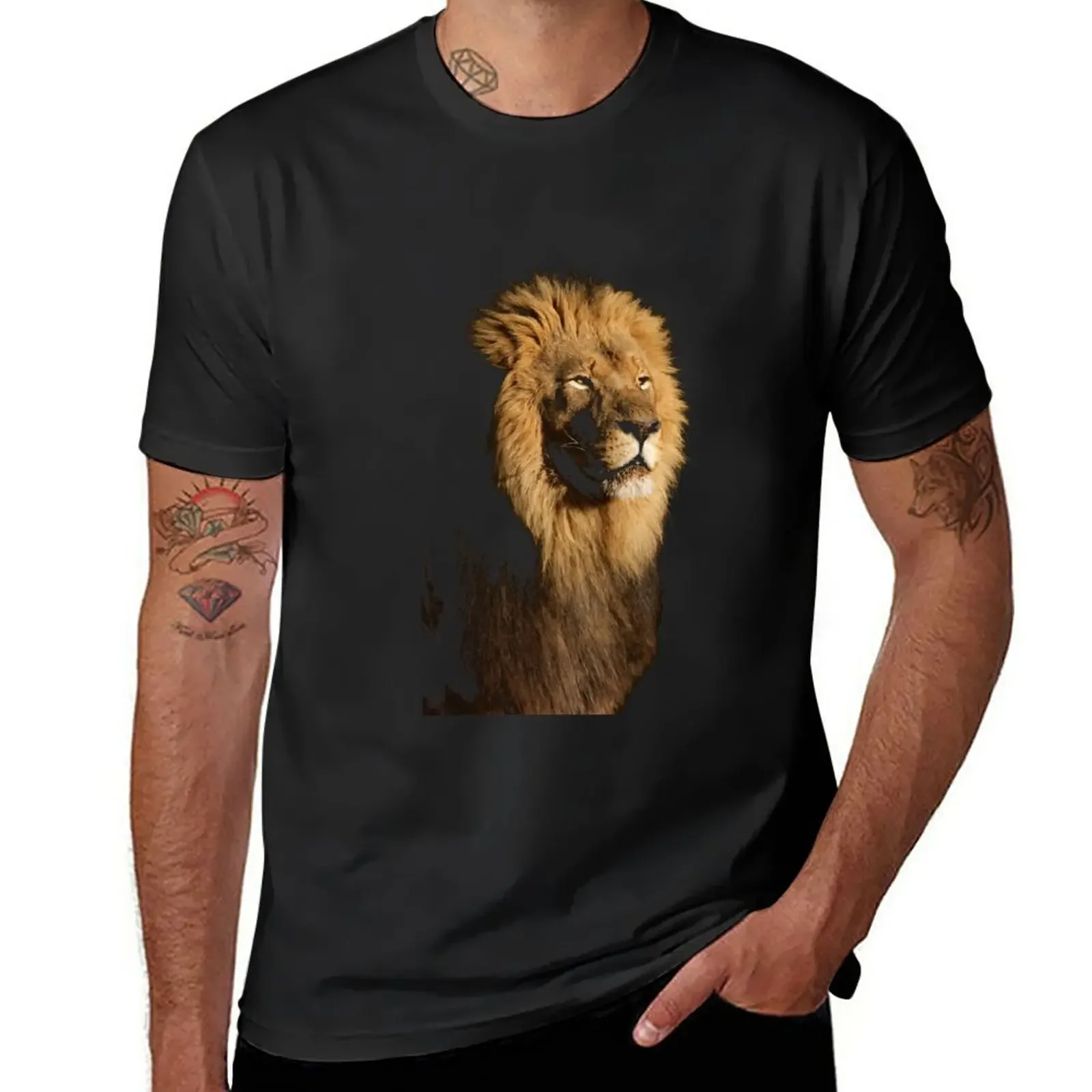 

Lion T-Shirt boys animal print heavyweights t shirts for men graphic