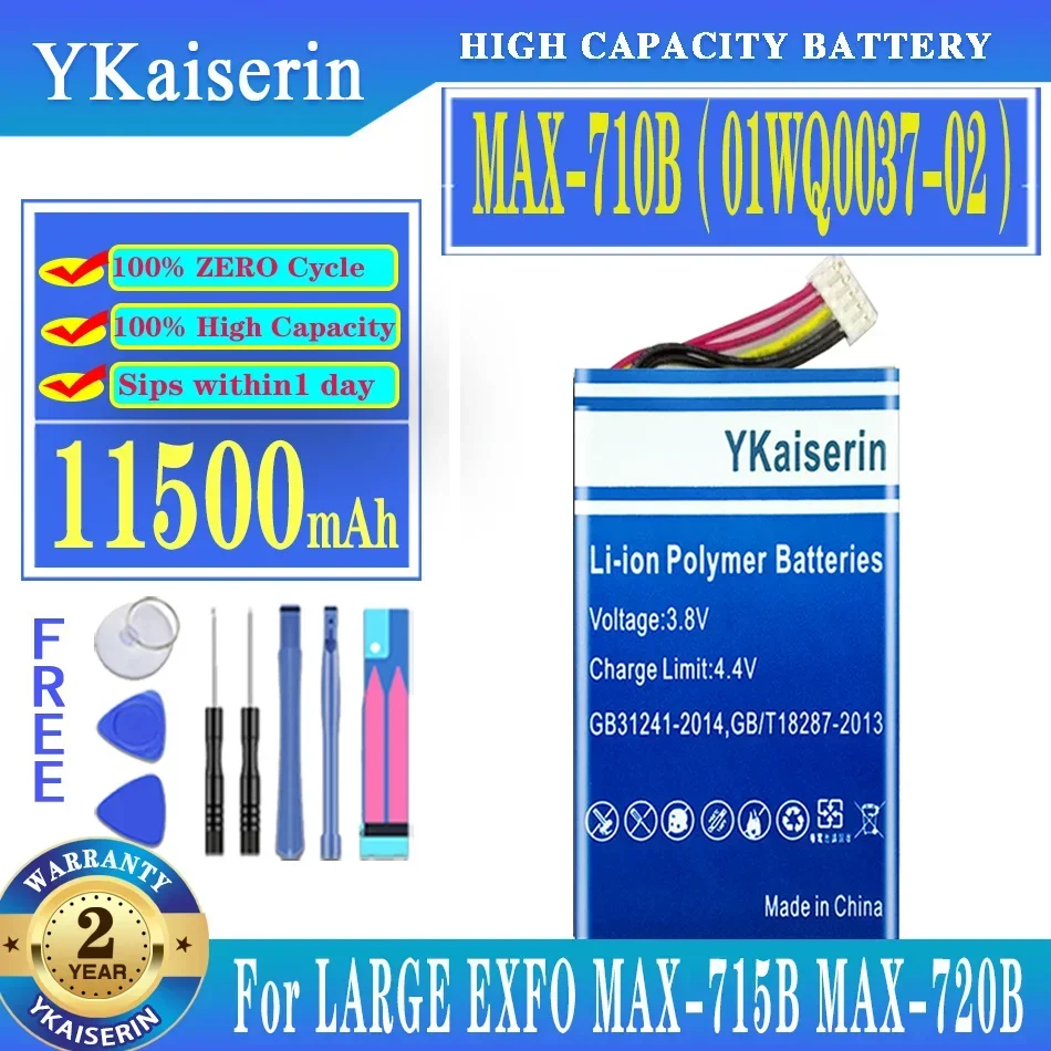 YKaiserin Battery MAX-710B (01WQ0037-02) 11500mAh for LARGE EXFO MAX-715B MAX-720B MAX-730B 710B MAX-720C MAX-730C OTDR
YKaiserin Battery MAX-710B (01WQ0037-02) 11500mAh for LARGE EXFO MAX-715B MAX-720B MAX-730B 710B MAX-720C MAX-730C OTDR