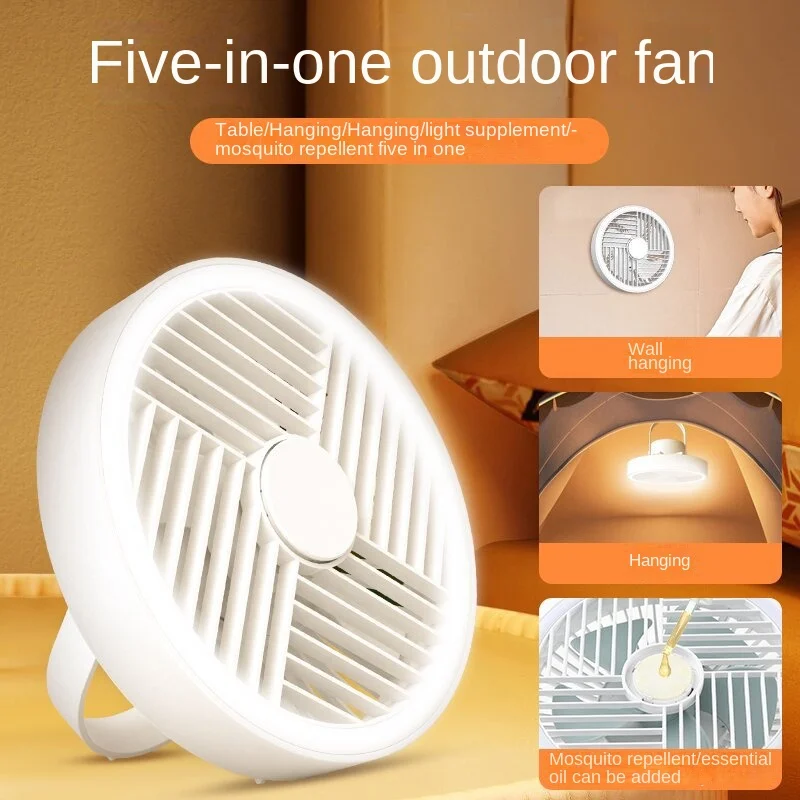 5 in 1 Led Multifunction Outdoor Camping Light Desktop Small Fan Light USB Charging Portable Ceiling Fan Lights Mini Fan
5 in 1 Led Multifunction Outdoor Camping Light Desktop Small Fan Light USB Charging Portable Ceiling Fan Lights Mini Fan