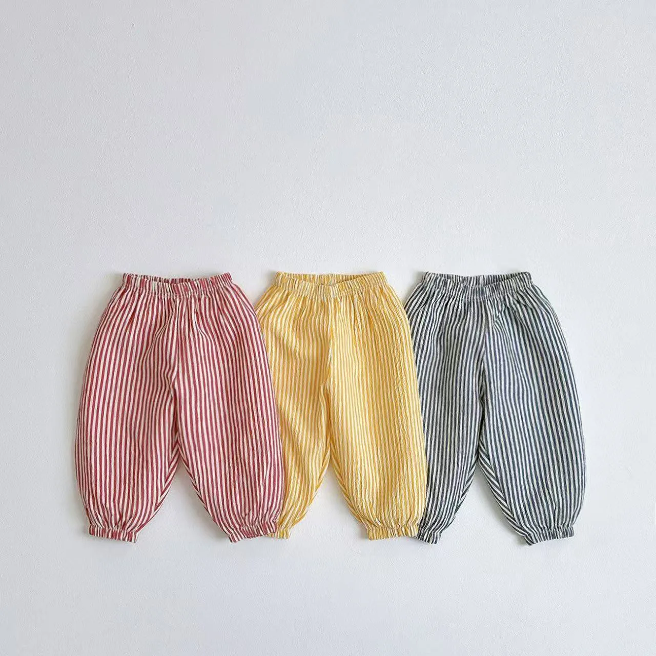 2025 Summer New Children Casual Pants Baby Boy Thin Cotton Mosquito Resistant Pants For Girls Plaid Trousers Kids Clothes 7 S5ad1671006b740d2b827afc5a26993a9t