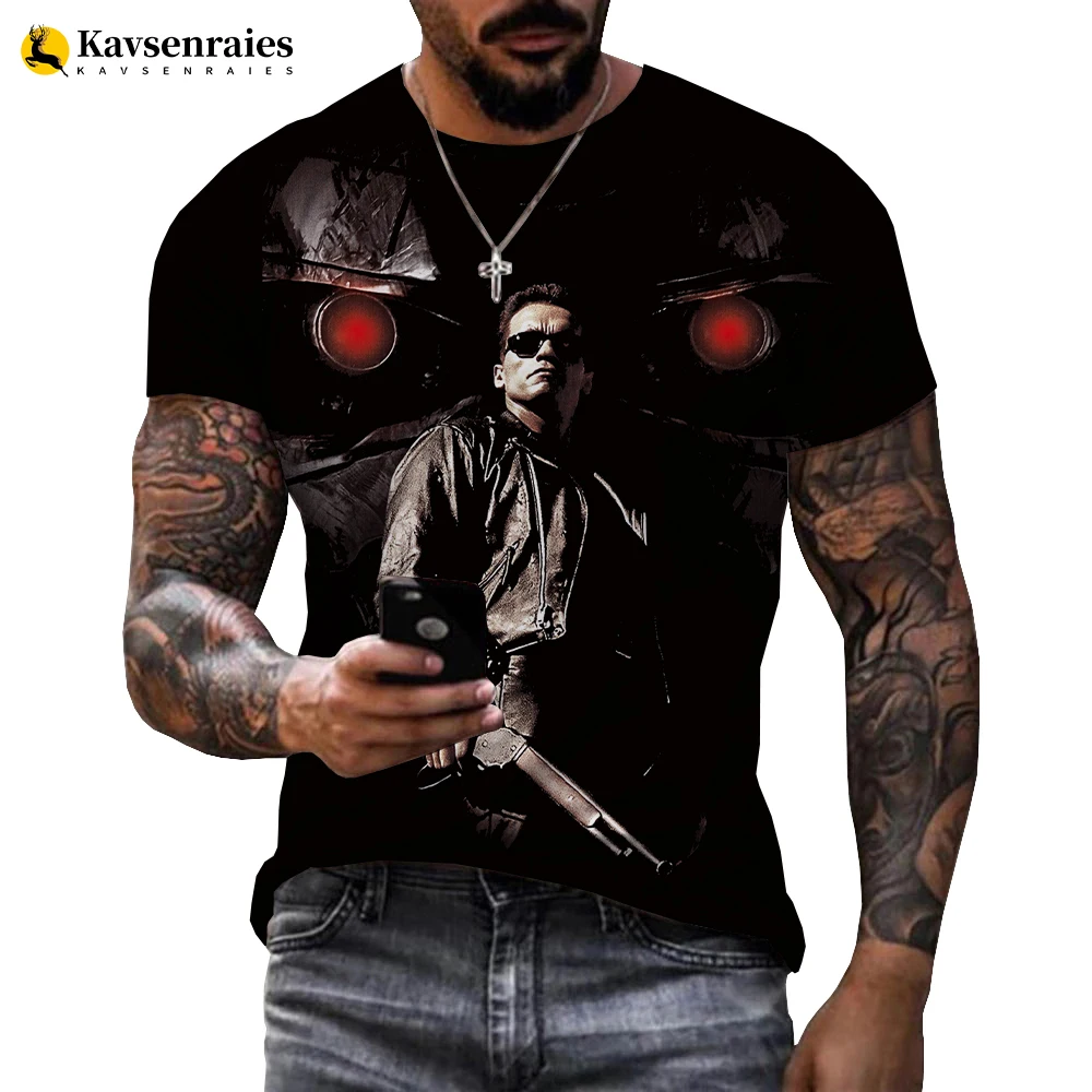 Мужские/женские новые модные крутые футболки Terminator, Арнольд Шварценеггер с 3D принтом, Повседневная стильная футболка, уличные Топы 6XL
Мужские/женские новые модные крутые футболки Terminator, Арнольд Шварценеггер с 3D принтом, Повседневная стильная футболка, уличные Топы 6XL