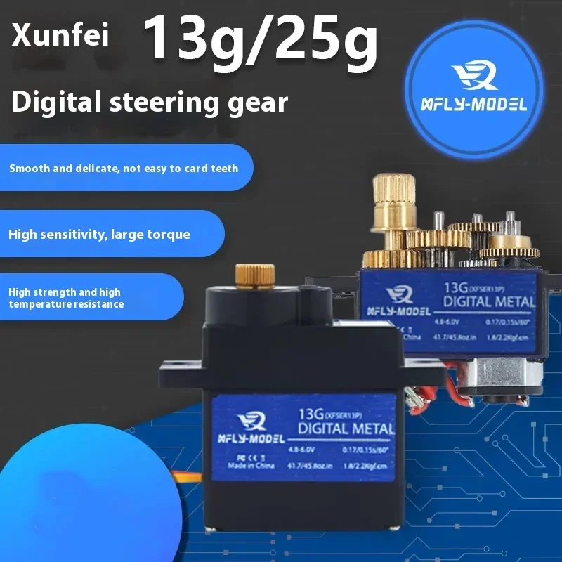 Модель Xfly 13g/25g цифровой сервопривод металлическая цифровая модель самолета с неподвижным крылом аксессуары строительный подарок
Модель Xfly 13g/25g цифровой сервопривод металлическая цифровая модель самолета с неподвижным крылом аксессуары строительный подарок