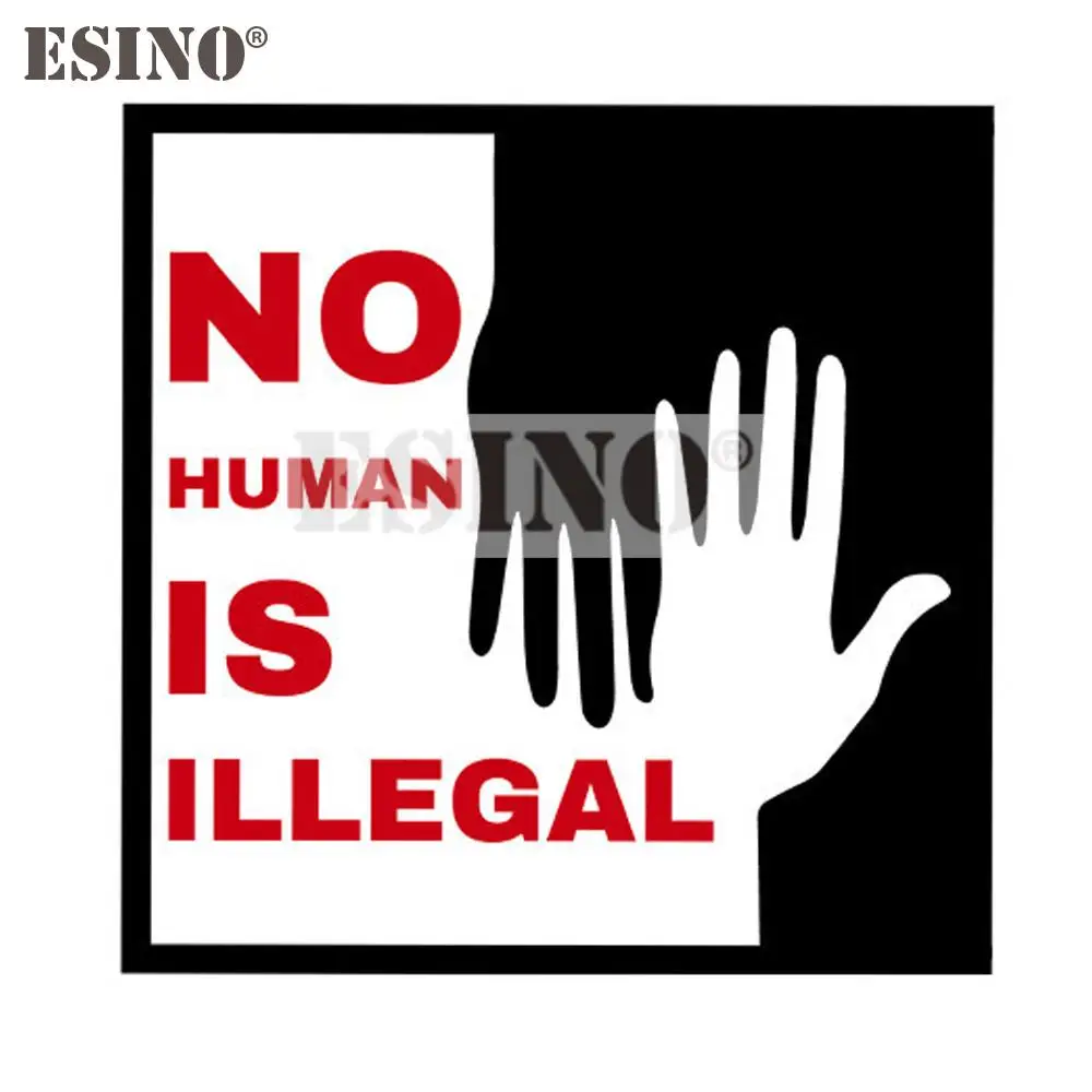 Car Styling Creative No Human Is Illegal Decorative Decal Car Glass Body PVC Waterproof Sticker Car Accessories Vinyl Decal
Car Styling Creative No Human Is Illegal Decorative Decal Car Glass Body PVC Waterproof Sticker Car Accessories Vinyl Decal