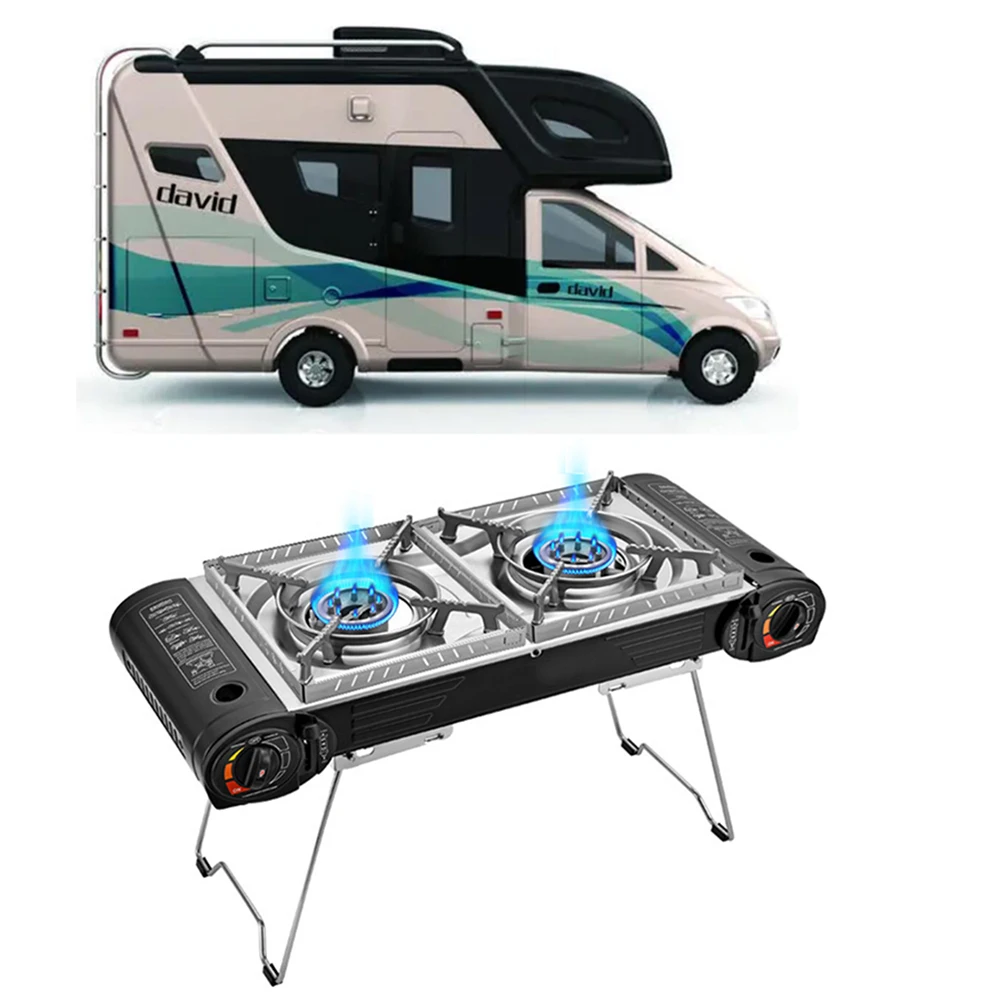 RV gas stove Portable gas stove Double pot stove Outdoor travel cooking stove Gas Cooker Cassette Furnace RV supplies With brack
RV gas stove Portable gas stove Double pot stove Outdoor travel cooking stove Gas Cooker Cassette Furnace RV supplies With brack