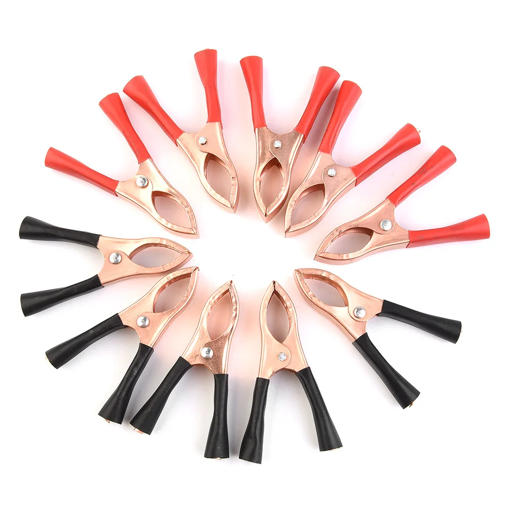 10pcs 30A Car Alligator Clips Battery Clamps Crocodile Clip Aligator Clips 70mm Battery Test Lead Clips Connector Plug Power
10pcs 30A Car Alligator Clips Battery Clamps Crocodile Clip Aligator Clips 70mm Battery Test Lead Clips Connector Plug Power
