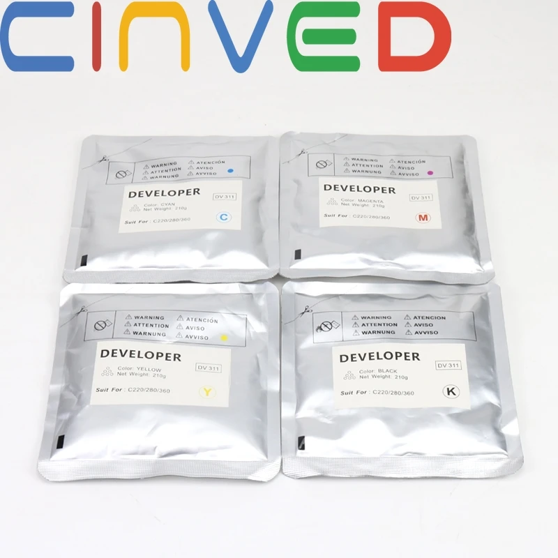 1pcs X New compatible DV311 Developer for Konica Minolta bizhub C220 C280 C360 210g/bag 4Pcs/Set
1pcs X New compatible DV311 Developer for Konica Minolta bizhub C220 C280 C360 210g/bag 4Pcs/Set