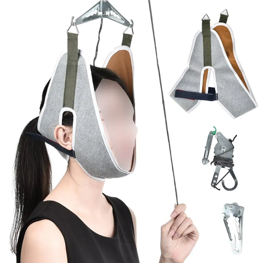 Cervical Neck Traction Device Harness Physical Massager Adjustable for for Migraine Back Stretcher Over Door
Cervical Neck Traction Device Harness Physical Massager Adjustable for for Migraine Back Stretcher Over Door