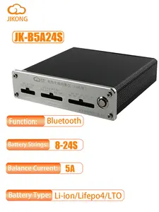 Аккумулятор JK SMART BMS Lifepo4 8S 13S 16S 17S 24S 5A, Суперконденсатор, активная балансировочная плата Li-Ion LTO 18650, Bluetooth, Jikong для кемпинга