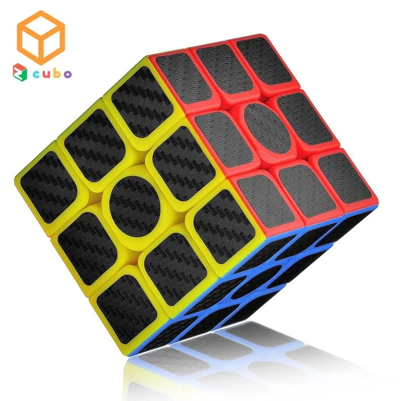 

ZCUBE Carbon Fiber Sticker Speed 3x3 Magic Cube Кубик Рубика 3x3x3 Magico De Cubos 3by3 Brain Teaser Educational Rubic Toys 2023