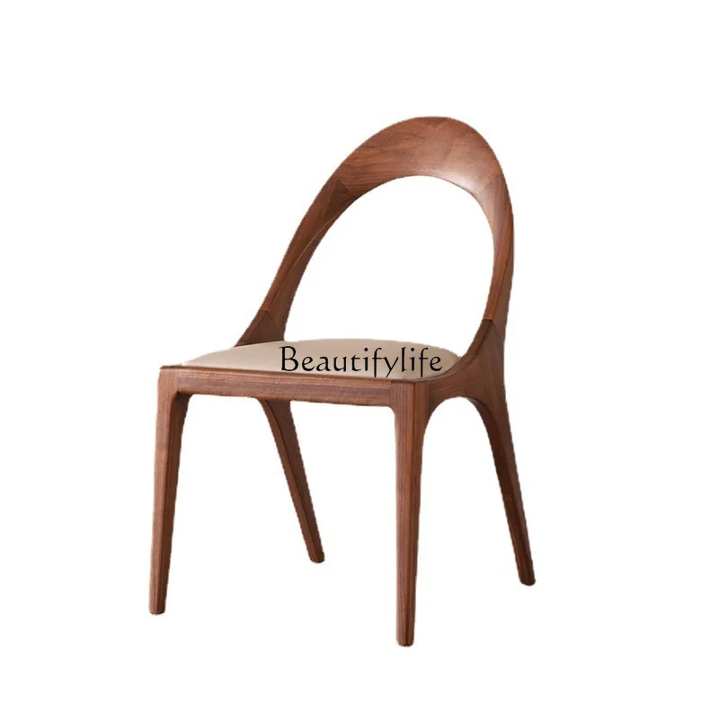North America Black Walnut Household Restaurant Solid Wood Soft Bag Leisure Chair Simple Modern Creative Chair
North America Black Walnut Household Restaurant Solid Wood Soft Bag Leisure Chair Simple Modern Creative Chair