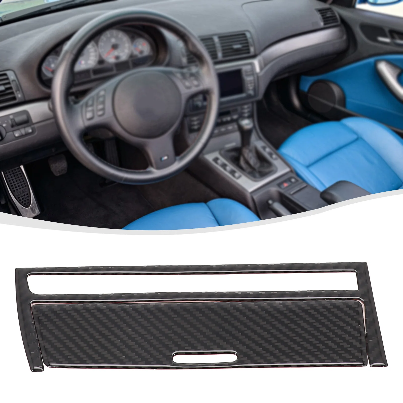 2pcs Black Car Interior Central Strip Cover Decor Trim For BMW Old 3 Series E46 1998-2005 Car Accessories Hight Quailtly
2pcs Black Car Interior Central Strip Cover Decor Trim For BMW Old 3 Series E46 1998-2005 Car Accessories Hight Quailtly