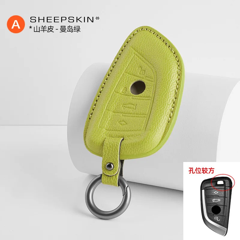Car Sheepskin Leather Key Case Holder Cover For BMW I4 M50 X1 X3 X5 X6 530 320 425i 430i M240 Keyless Control Auto Decoration
Car Sheepskin Leather Key Case Holder Cover For BMW I4 M50 X1 X3 X5 X6 530 320 425i 430i M240 Keyless Control Auto Decoration