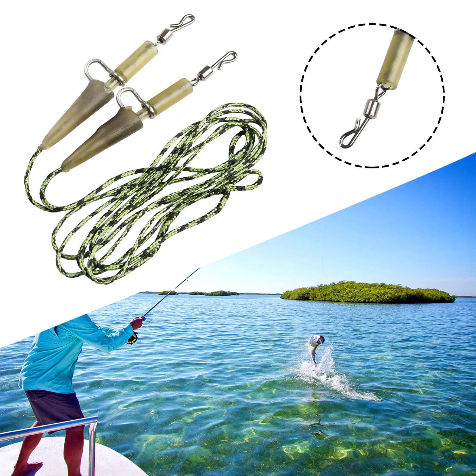Line Leadcore Leader Ready Tied Chod Helicopter Rigs Set 2 Piece Carp Braided Green Lead Core Leader Durable New
Line Leadcore Leader Ready Tied Chod Helicopter Rigs Set 2 Piece Carp Braided Green Lead Core Leader Durable New