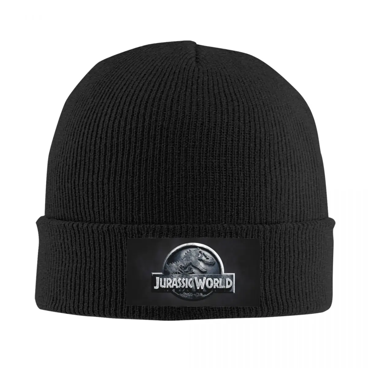 

Jurassic Park Skullies Beanies Caps Fashion Winter Warm Men Women Knitted Hat Unisex Adult Dinosaur World Bonnet Hats