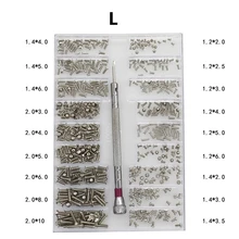 500Pcs 18 Types Mini screw DIY Kit With 1.6mm Screwdriver For Laptop Computer Assemble Repair Screw Fastener set
500Pcs 18 Types Mini screw DIY Kit With 1.6mm Screwdriver For Laptop Computer Assemble Repair Screw Fastener set