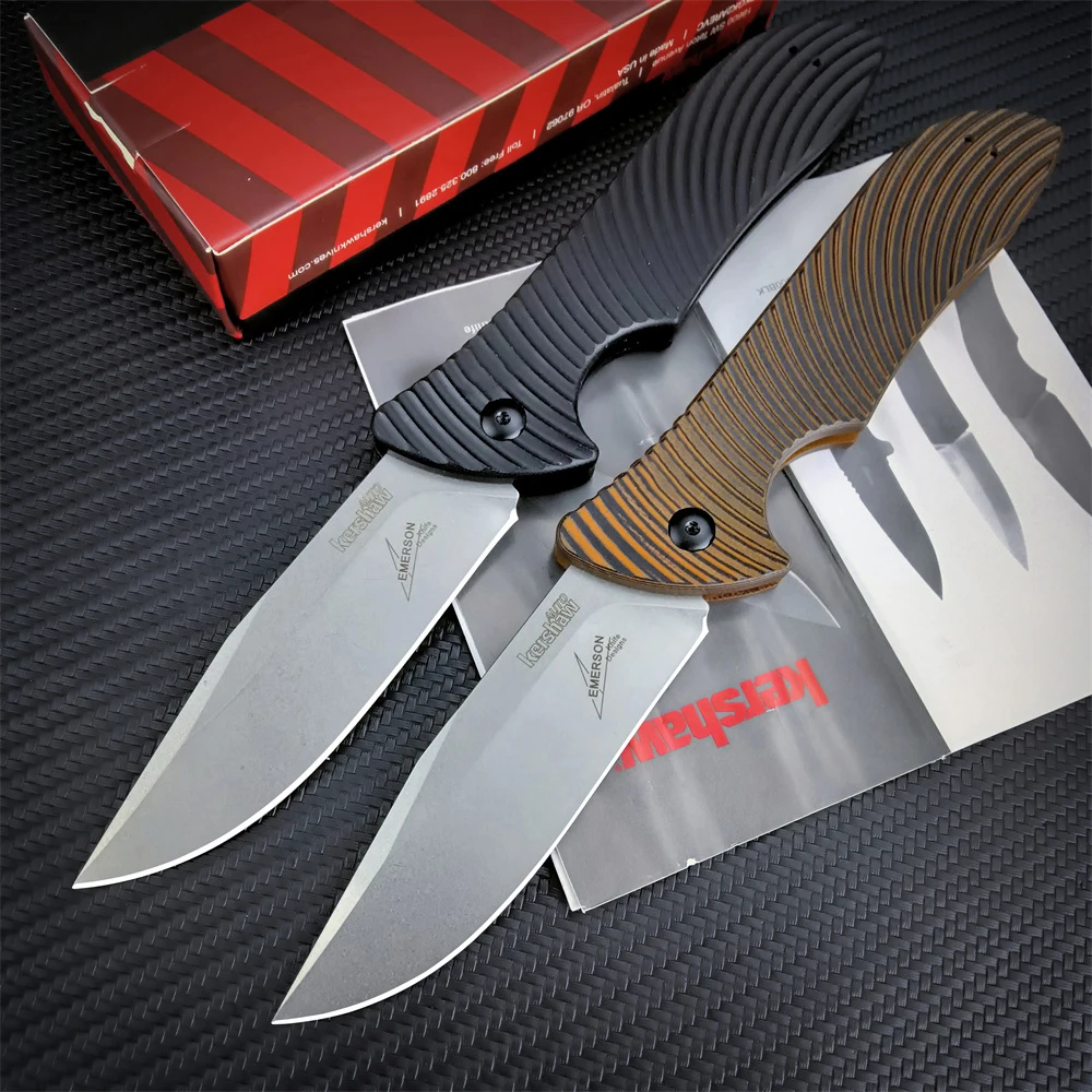 

CPM 154 Kershaw 7600 Launch 5 Folding Blade Knife Navaja Multitool Survival Pocket Knives G10/ Aluminum Handle Rescue Tools EDC