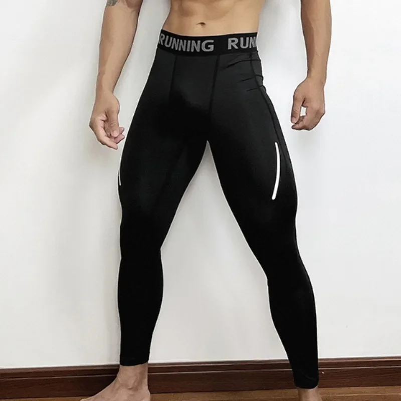 

Mens Tight Gym Compression Pants Quick Dry Fit Sportswear Running Tights Men Legging Fitness Training Sexy Sport Gym Leggings
