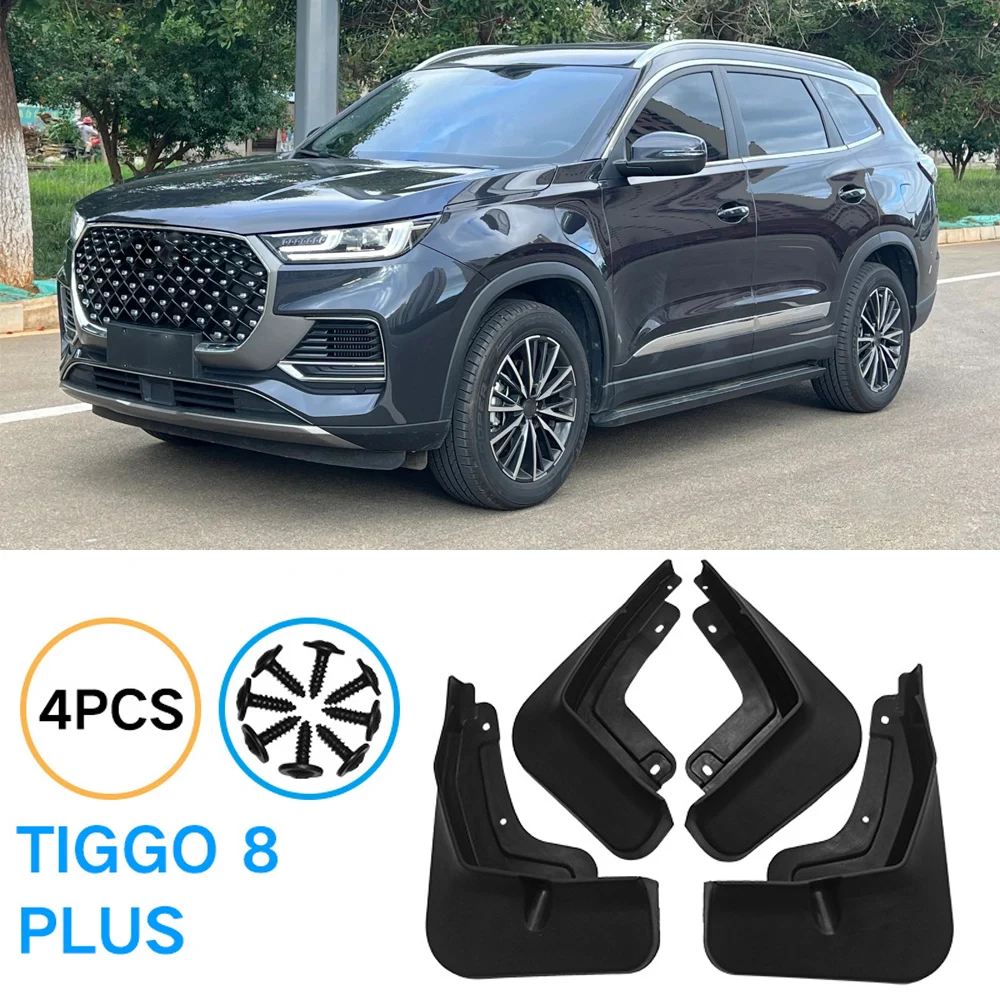 Front Rear Mud Flap Mudguards Splash Guards For Chery Tiggo 8 2021 2022 2023 Car Accessories 4PCS High quality
Front Rear Mud Flap Mudguards Splash Guards For Chery Tiggo 8 2021 2022 2023 Car Accessories 4PCS High quality