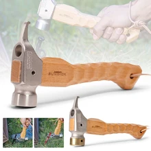 Camping Hammer Stainless Steel Copper Outdoor Camping Tent Stake Mallet with Stake Puller Grond Nail Hammer Camping Accessories
Camping Hammer Stainless Steel Copper Outdoor Camping Tent Stake Mallet with Stake Puller Grond Nail Hammer Camping Accessories