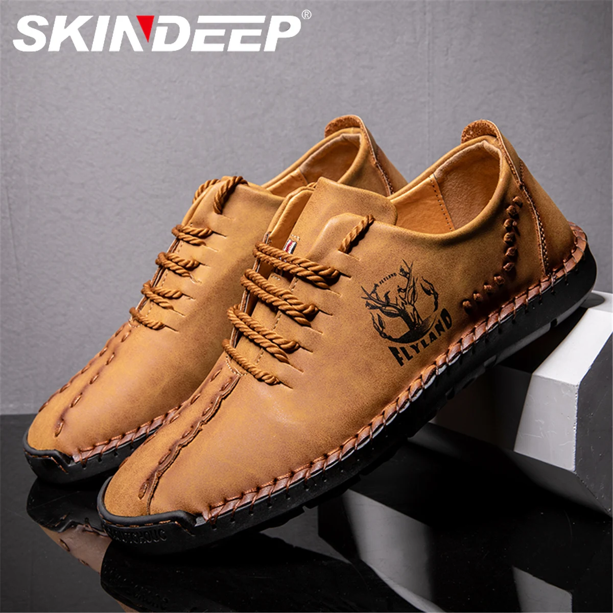SKINDEEP TOP High Quality Men Designer Leather Shoes Female Male Flat Casual Sneaker Luxury Brand Shoes Size 39-48
SKINDEEP TOP High Quality Men Designer Leather Shoes Female Male Flat Casual Sneaker Luxury Brand Shoes Size 39-48