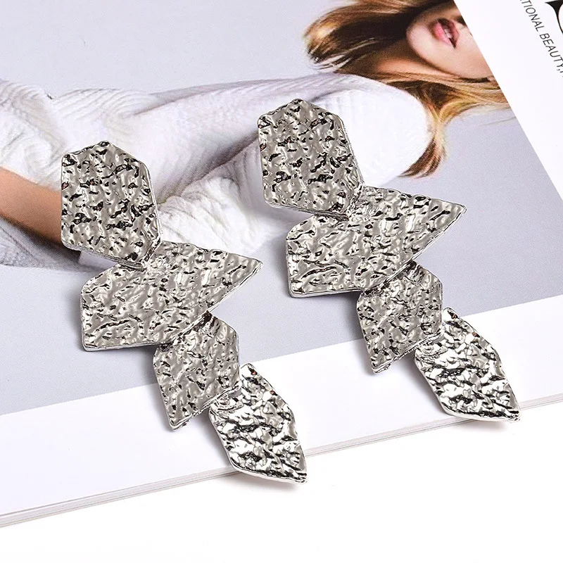 Exaggerated Irregular Geometric Drop Earrings for Women European Golden Silver Color Metal Long Dangle Earring Statement Jewelry 4 Mallzona S5ae5971e14b045da890268c29056338f9 Exaggerated Irregular Geometric Drop Earrings for Women European Golden Silver Color Metal Long Dangle Earring Statement Jewelry Mallzona