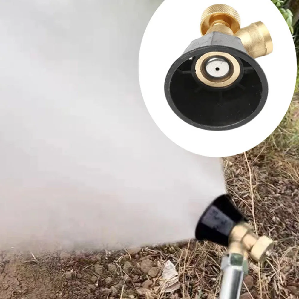 Garden Spray Nozzle Anti-Corrosion Cyclone Nozzle Adjustable Black 5.5*4.6cm Agricultural Whirlwind Sprinkler Head
Garden Spray Nozzle Anti-Corrosion Cyclone Nozzle Adjustable Black 5.5*4.6cm Agricultural Whirlwind Sprinkler Head