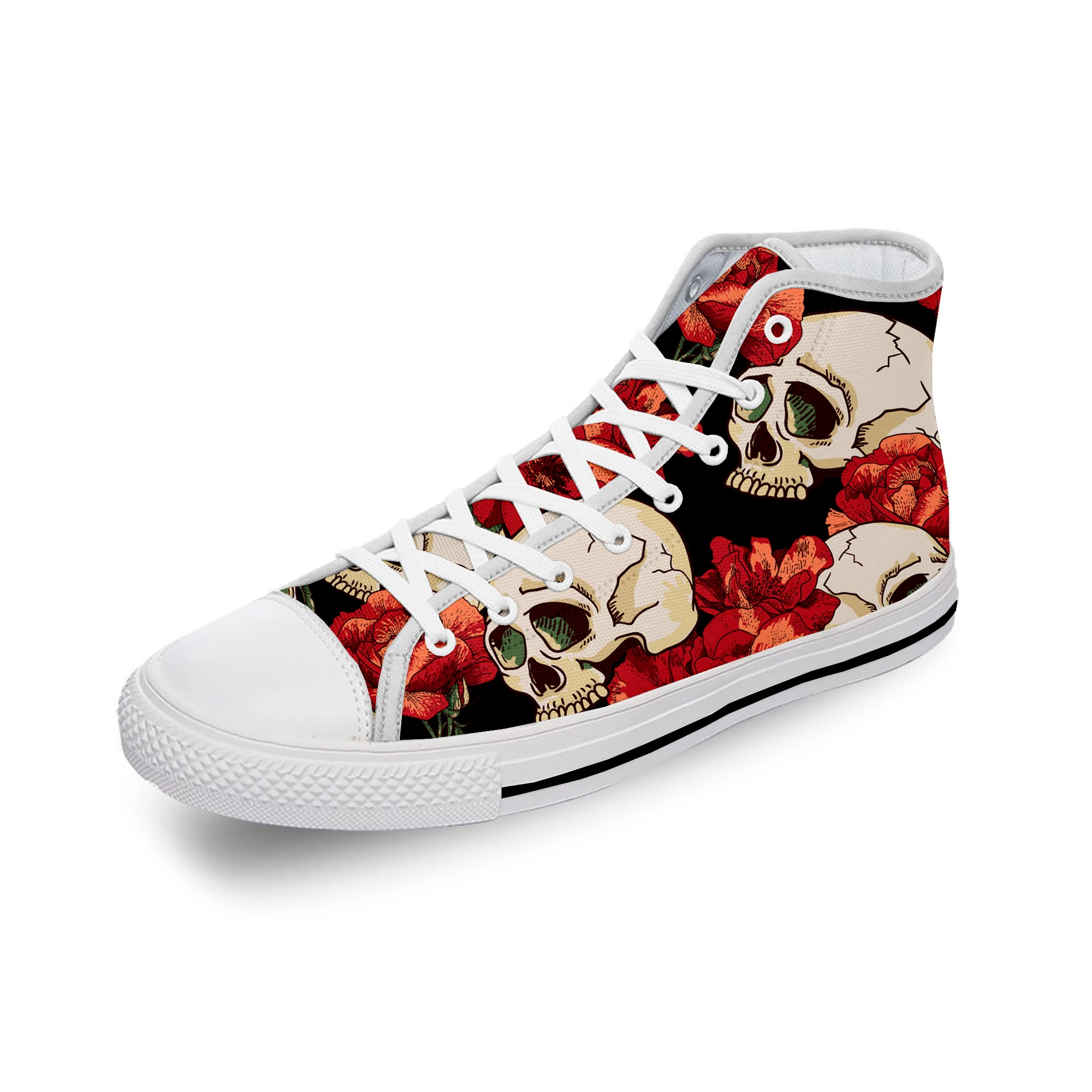 Day of The Dead Skull Halloween White Cloth Fashion 3D Print High Top Canvas Shoes Men Women Lightweight Breathable Sneakers
Day of The Dead Skull Halloween White Cloth Fashion 3D Print High Top Canvas Shoes Men Women Lightweight Breathable Sneakers