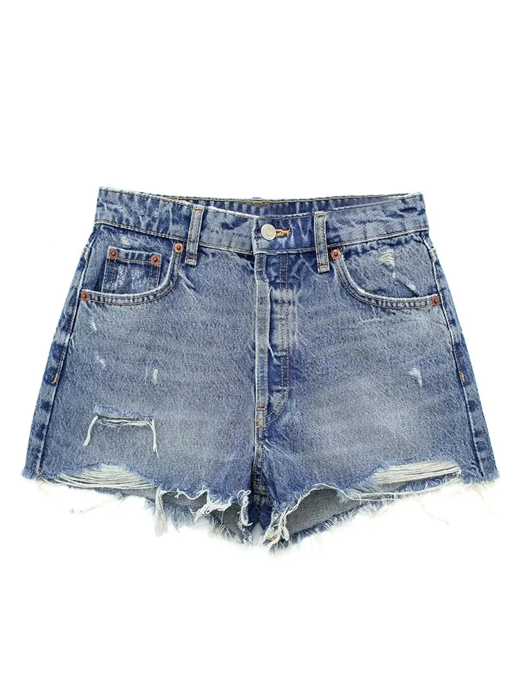 TRAF 2023 Summer New Women's Fashion Retro Zipper Frayed Shorts Ripped Jeans Fade High Waist Loose Shorts Streetwear
TRAF 2023 Summer New Women's Fashion Retro Zipper Frayed Shorts Ripped Jeans Fade High Waist Loose Shorts Streetwear
