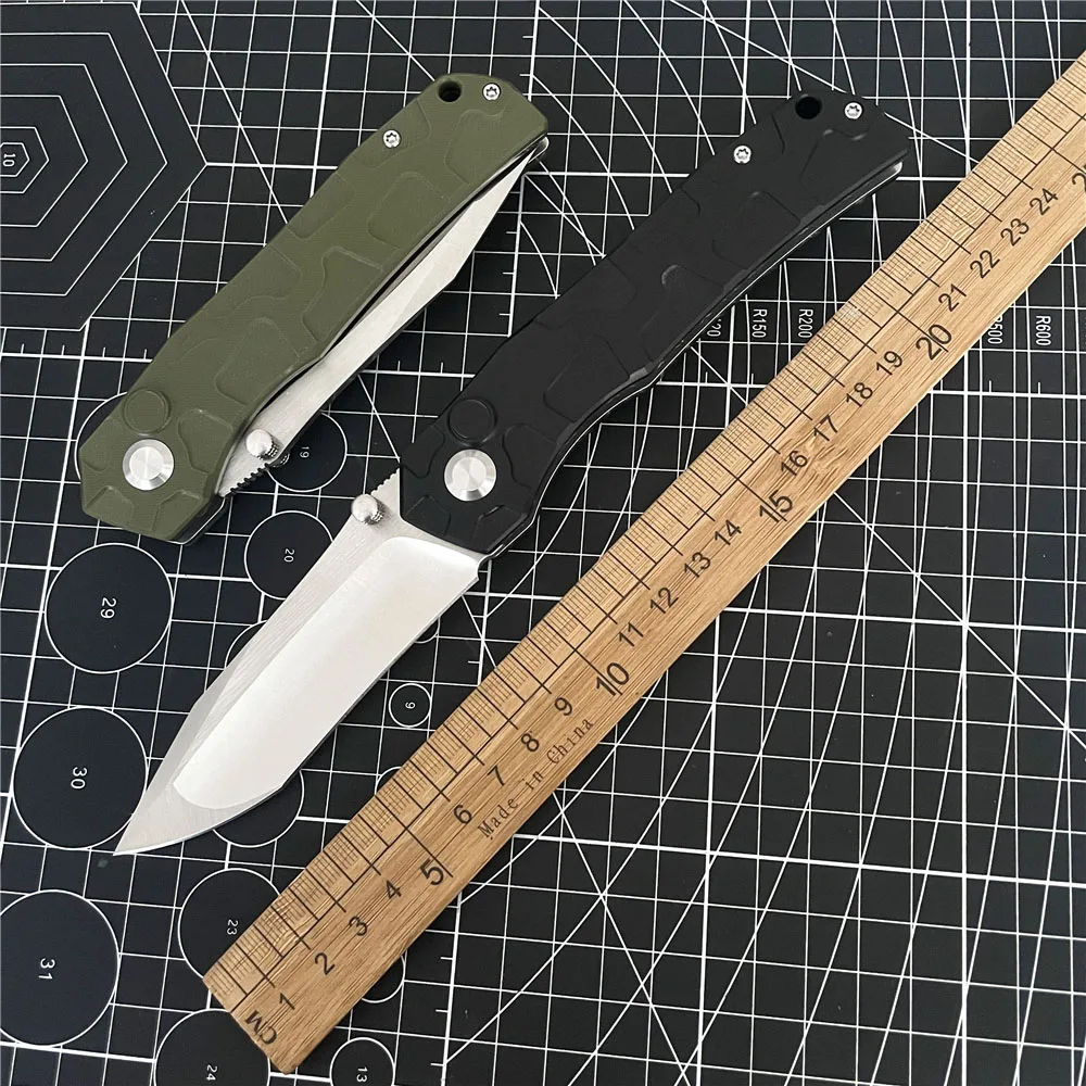 

Folding Knife D2 Steel High Hardness Outdoor Camping Survival Self-defense Hunting Knife EDC Kitchen Hiking Rescue Tool