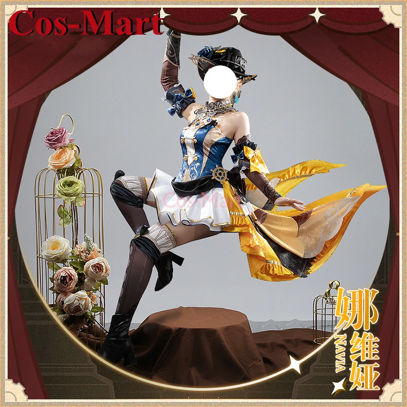 Cos-Mart Hot Game Genshin Impact Navia Cosplay Costume Fashion Sweet Combat Uniform Halloween Party Role Play Clothing New
Cos-Mart Hot Game Genshin Impact Navia Cosplay Costume Fashion Sweet Combat Uniform Halloween Party Role Play Clothing New