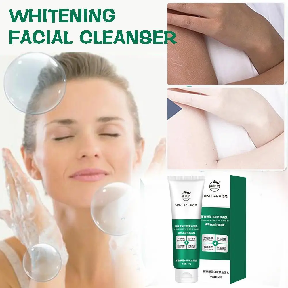Whitening Facial Cleanser Feckle-Removing Acne Dark Spot Explosions Refreshing Smooth Skin Oil Control Moisturizing
Whitening Facial Cleanser Feckle-Removing Acne Dark Spot Explosions Refreshing Smooth Skin Oil Control Moisturizing