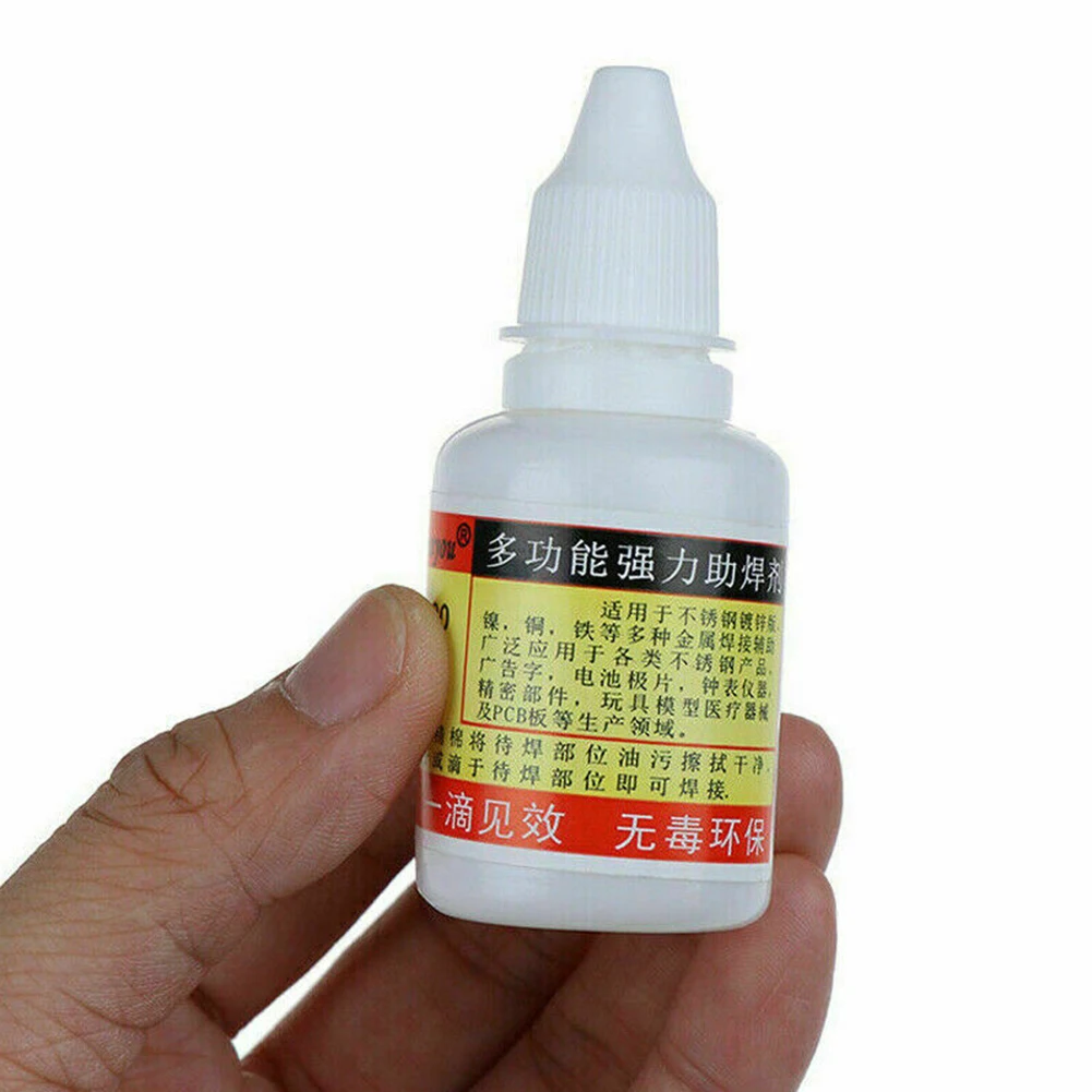 1/3pcs 20ml Stainless Steel Flux Soldering Paste Stainless Steel Liquid Solder Tool Liquid Welding Glue Material Soldering Tools
1/3pcs 20ml Stainless Steel Flux Soldering Paste Stainless Steel Liquid Solder Tool Liquid Welding Glue Material Soldering Tools