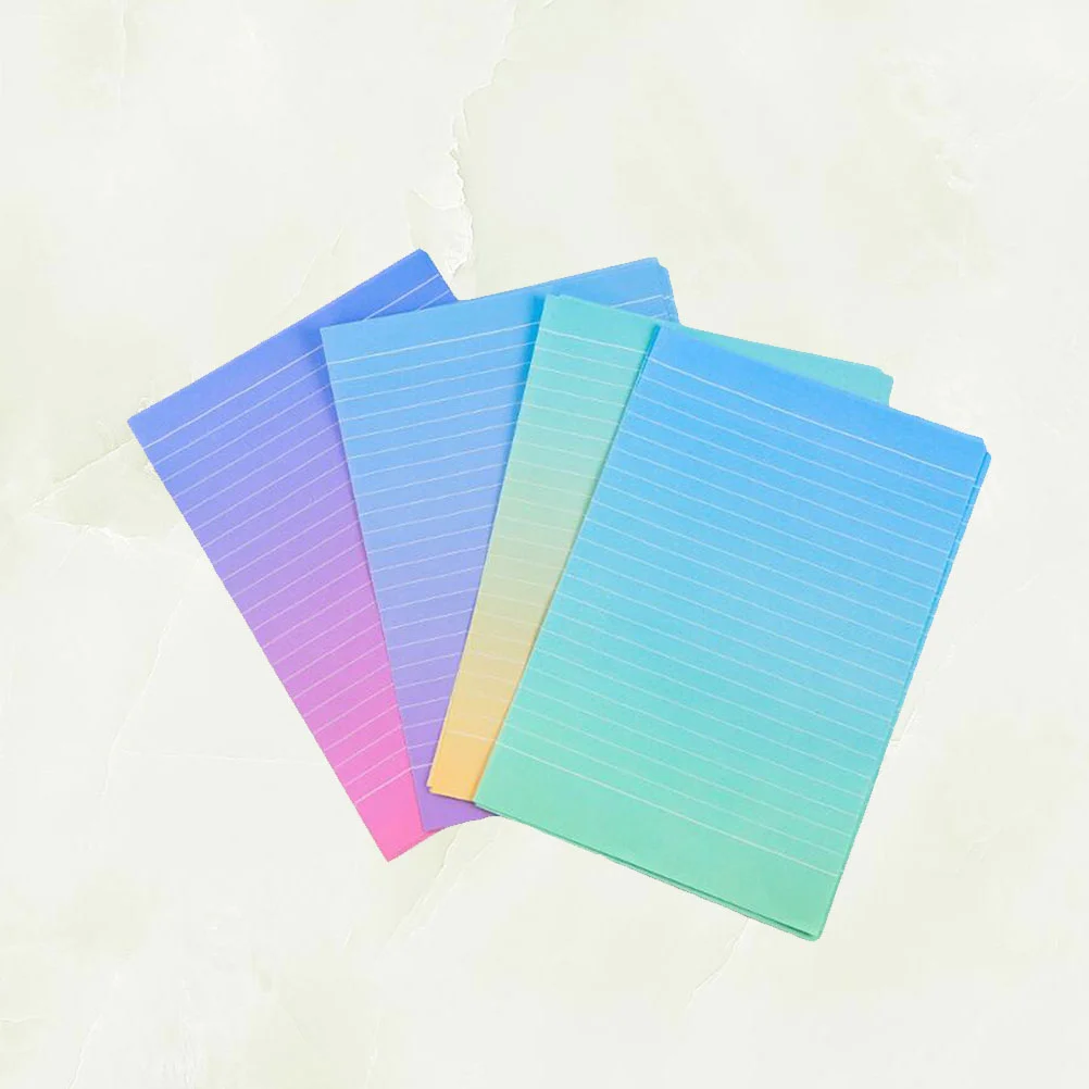 4 Sets Creative Gradient Envelopes Letter Paper Lovely Writing Stationery Envelope Set for Party Festive (4 Letter Paper and 2
4 Sets Creative Gradient Envelopes Letter Paper Lovely Writing Stationery Envelope Set for Party Festive (4 Letter Paper and 2