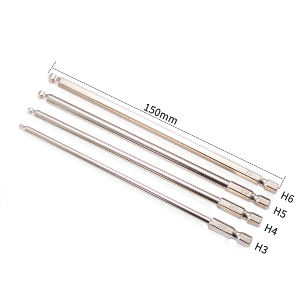 High Precision Screwdriver Bits Hex Screwdriver Hex Screwdriver Bits Silver 150mm Alloy Steel Ball End Ball Head
High Precision Screwdriver Bits Hex Screwdriver Hex Screwdriver Bits Silver 150mm Alloy Steel Ball End Ball Head