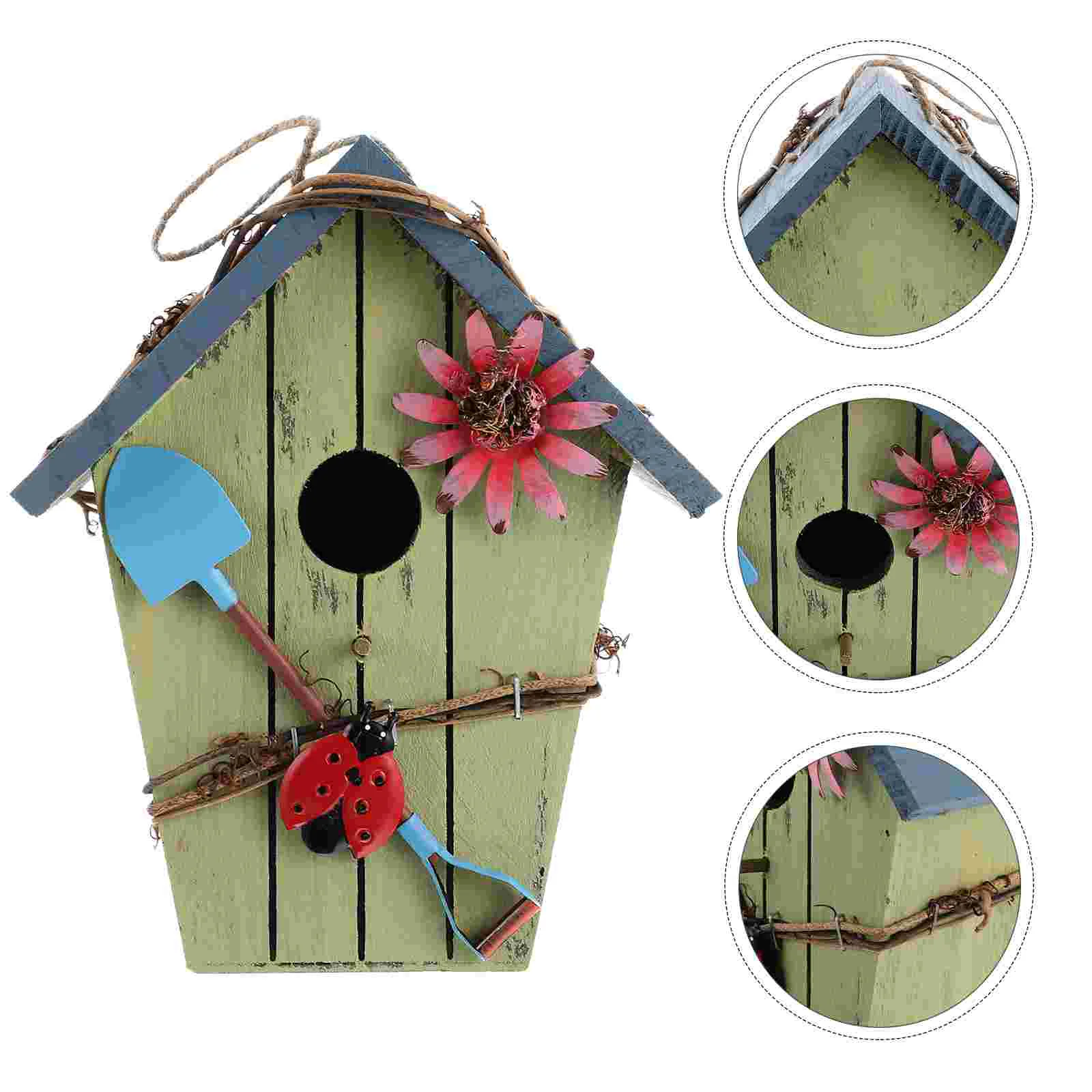 Wooden Bird House Nest Feeder Hanging Mini Balcony Birdhouse Feeders Home Decor Birds Shelter Decorative Garden
Wooden Bird House Nest Feeder Hanging Mini Balcony Birdhouse Feeders Home Decor Birds Shelter Decorative Garden