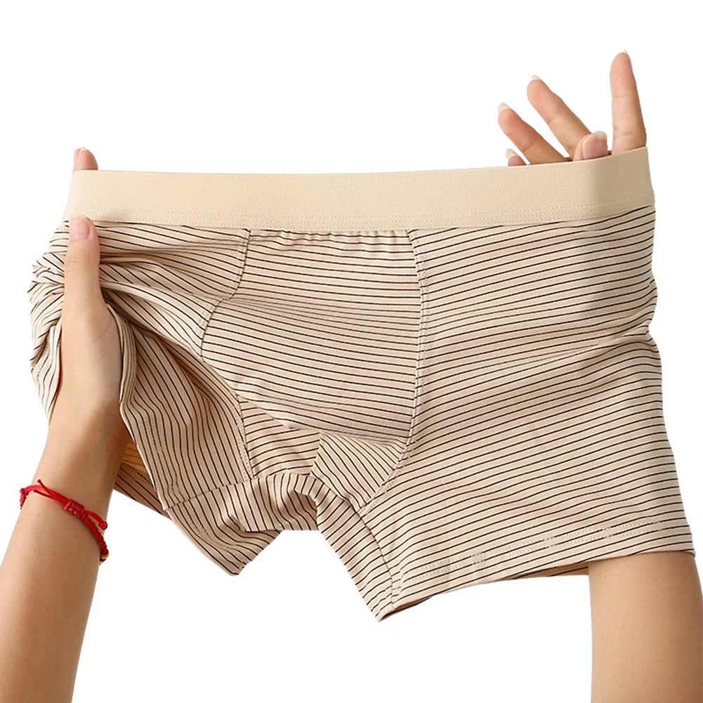 Men Sexy Elastic Boxer Briefs Low Waist Panties U Pouch Bulge Breathable Underwear Striped Shorts Underpants Lingerie
Men Sexy Elastic Boxer Briefs Low Waist Panties U Pouch Bulge Breathable Underwear Striped Shorts Underpants Lingerie