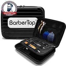 Barbertop Shockproof Hair Scissors Case Bag Crush Resistance Suitcase Waterproof Non-defrmation Styling Tool Barber Box