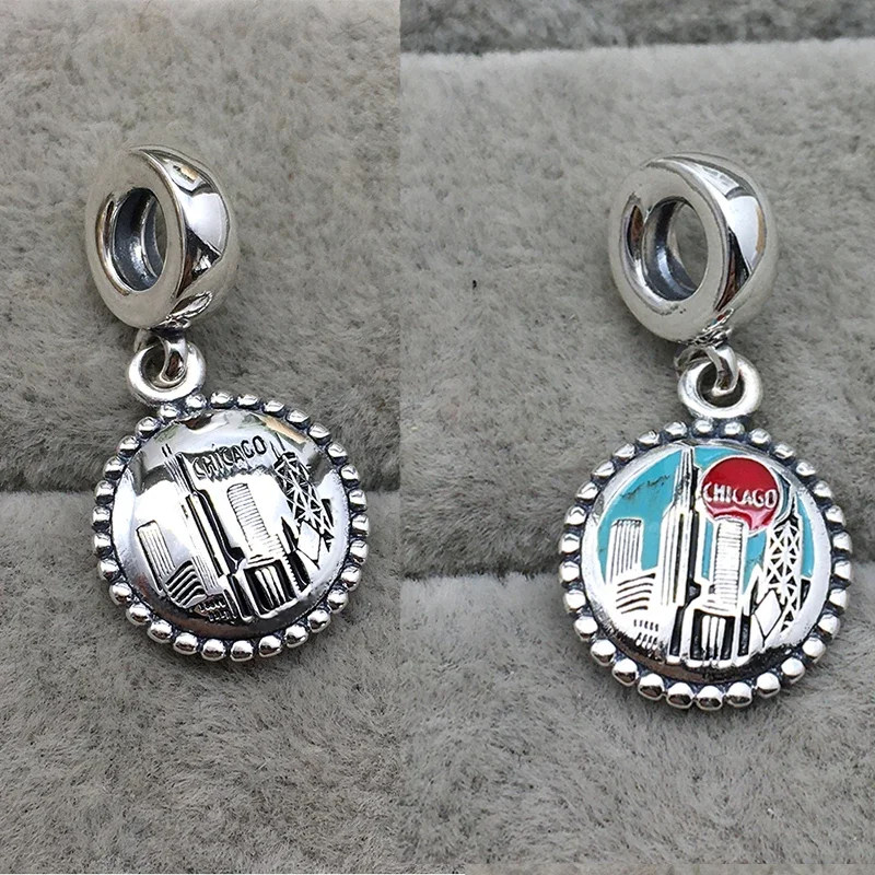 2020 Fashion High Quality Sterling Silver 925 CHICAGO Charm Pendant DIY Jewelry Original Woman Birthday Exquisite Gift
2020 Fashion High Quality Sterling Silver 925 CHICAGO Charm Pendant DIY Jewelry Original Woman Birthday Exquisite Gift