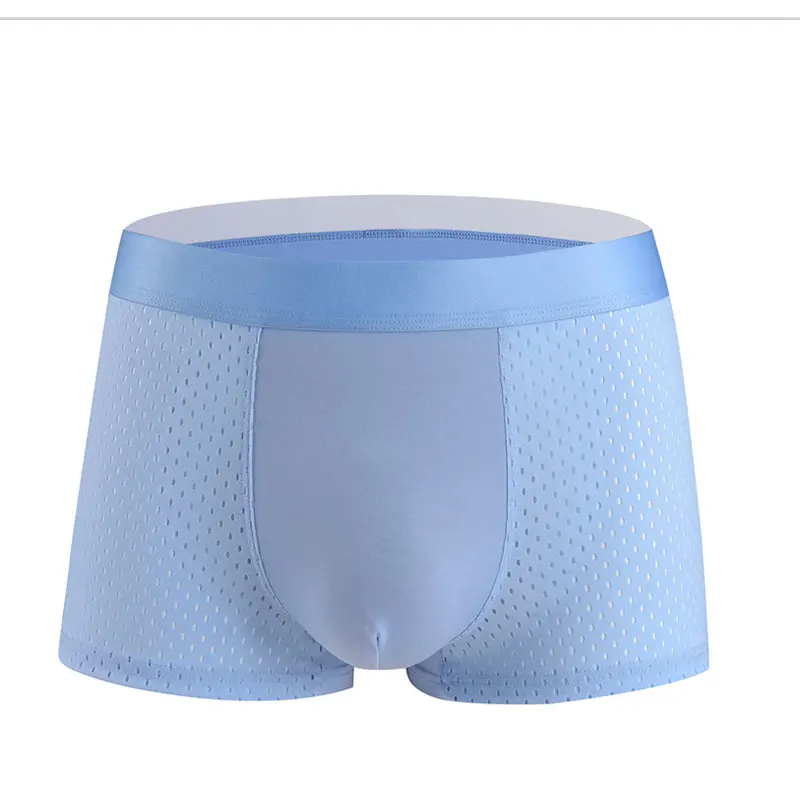 Men Ice Silk Underwear Mesh Sexy Breathable Boxer Shorts Mid Waist U Bugle Pouch Panties Male Fashion Elastic Trunks Underpants
Men Ice Silk Underwear Mesh Sexy Breathable Boxer Shorts Mid Waist U Bugle Pouch Panties Male Fashion Elastic Trunks Underpants