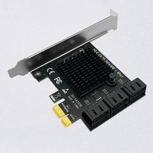 Mining 6 Port SATA 3 PCI Express Expansion Card PCI-E SATA Controller PCIE 1X to SATA3 6Gb Adapter Add On Card for HDD SSD
Mining 6 Port SATA 3 PCI Express Expansion Card PCI-E SATA Controller PCIE 1X to SATA3 6Gb Adapter Add On Card for HDD SSD
