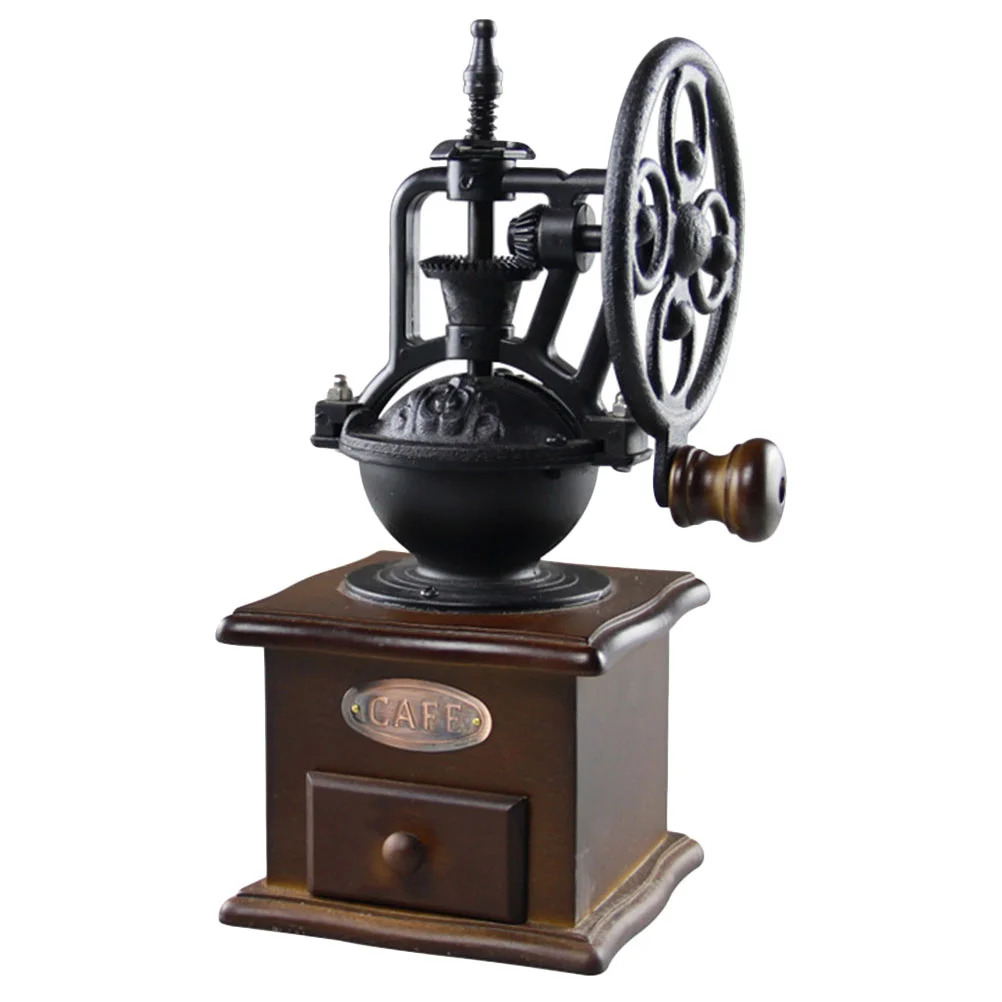 Hand Crank Coffee Grinder Lover Gift Bean Grinders Vintage Kitchen Decoration Beans Wooden Manual for
Hand Crank Coffee Grinder Lover Gift Bean Grinders Vintage Kitchen Decoration Beans Wooden Manual for