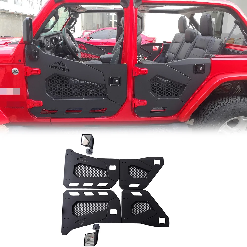 

Модифицированные аксессуары Facelift 2/4, полудверные стальные трубчатые двери для Jeep Wrangler JK JL