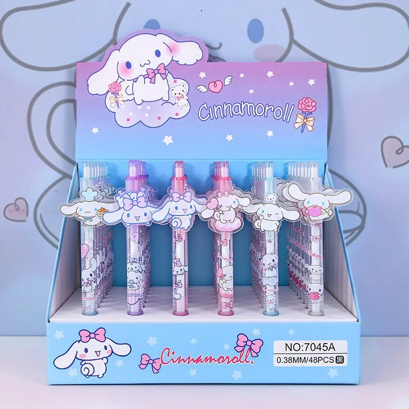 Kawaii Sanrio Anime Cinnamoroll Ballpoint Pen Cute Sweet My Melody Kuromi Cartoon Automatic Neutral Pen Lovely Gifts for Girls
Kawaii Sanrio Anime Cinnamoroll Ballpoint Pen Cute Sweet My Melody Kuromi Cartoon Automatic Neutral Pen Lovely Gifts for Girls