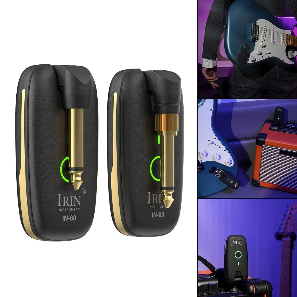 Guitar Wireless System Audio Amp Transmitter Receiver For Electric Guitar Bass Professional Musical Instrument Accessories Black
Guitar Wireless System Audio Amp Transmitter Receiver For Electric Guitar Bass Professional Musical Instrument Accessories Black