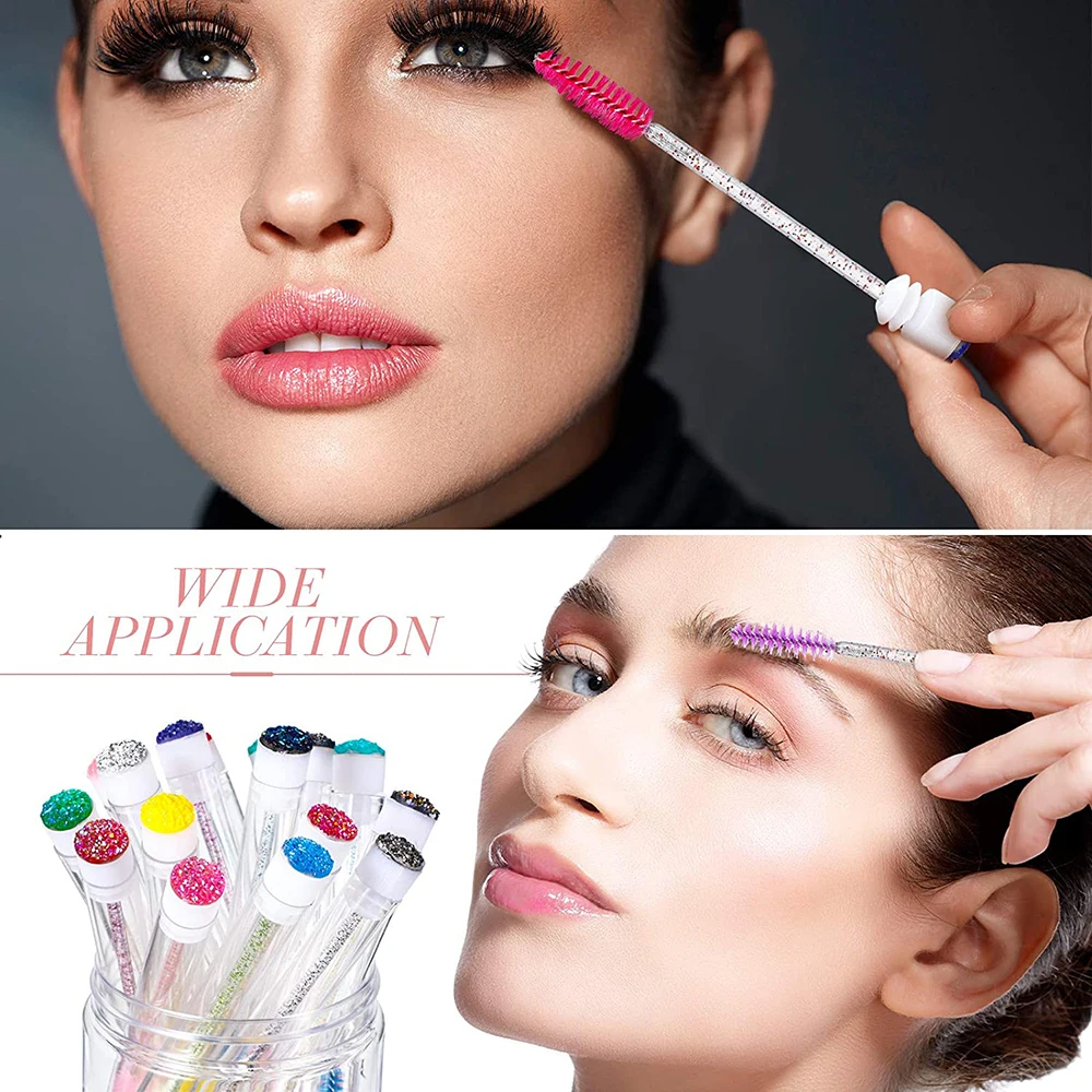 50pcs Reusable Eyelash Brush Tube Eye Lash Brush Eyebrow Brush Resin Drill Replaceable Mascara Wand Brushes Dust-proof
50pcs Reusable Eyelash Brush Tube Eye Lash Brush Eyebrow Brush Resin Drill Replaceable Mascara Wand Brushes Dust-proof