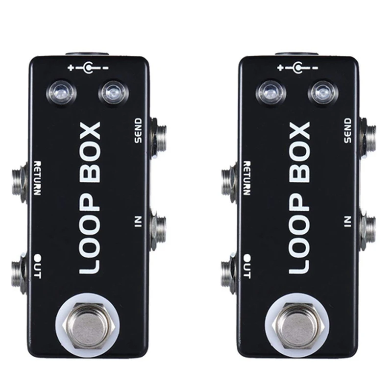 2X Mosky Mini Guitar Effect Pedal Loop Box Switcher Channel Selection True Bypass
2X Mosky Mini Guitar Effect Pedal Loop Box Switcher Channel Selection True Bypass